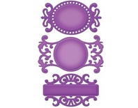 Набор лезвий Spellbinders Shapeabilities Fancy Tags Three - S5-031