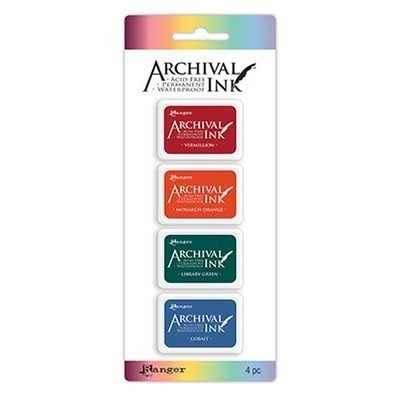 Набор архивных чернил Ranger - Archival Mini Ink Pads - Kit 1