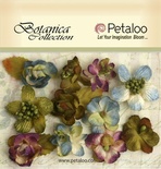Набор объемных цветов Petaloo - Botanica Minis x 11 - Grey/Blue/Purple/Green