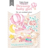 Набор высечек коллекция Dreamy baby girl 55 шт, ТМ Фабрика Декора