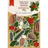 Набор высечек коллекция Winter botanical diary 72 шт, ТМ Фабрика Декора