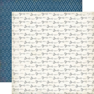 Лист скрапбумаги от Echo Park - Trim Marks, 30х30 см