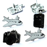 Набор брадсов Eyelet Outlet - Travel Brads, 12 штук