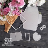 Нож для вырубки Конверт  Cu_T_001, TM ScrapBox