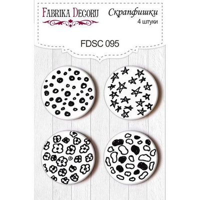 Набор скрапфишек Фабрика Декору из 4 шт FDSC 095