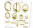 Заготовки к ножам Spellbinders - Vintage Christmas, 8 листов, 39 элементов