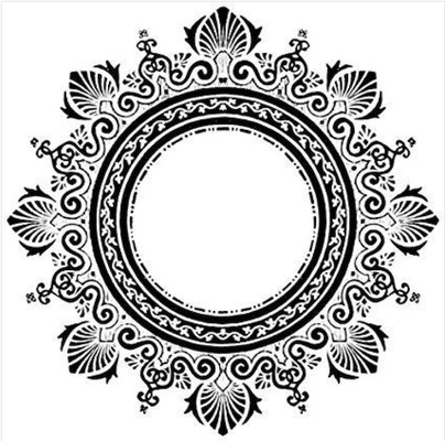 Трансферы (натирки) от IOD - Décor Transfers Medallion A