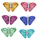 Набор декоративных пуговиц Dress It Up - Butterflies at Sunset