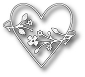 Нож для вырубки от Poppystamps - Francesca Heart