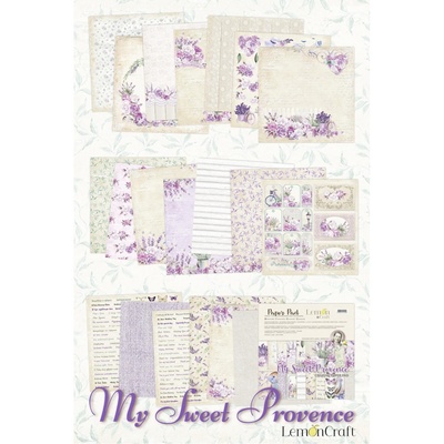 Набір паперу для скрапбукінгу Lemoncraft - My Sweet Provence, 30.5х30.5 см