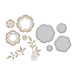Пластины для фольгирования от Spellbinders - Foil Flowers