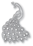 Нож для вырубки от Poppystamps  - Plumed Peacock