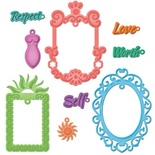 Набор лезвий от Spellbinders - Jewel Framed Sentiments