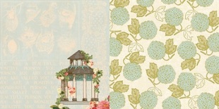 Лист скрапбумаги Webster's Pages - Serenity - Country Estate Collection - размер 30х30 см, двусторонний