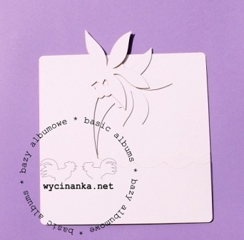 Чипборд от Wycianka - Заготовка для альбома "Под пальмами"