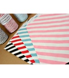 Конвертик в диагональную полоску, красный с белым, Diagonal Striped Bigger Bitty Bags, 15,9х23,5см, 1 шт.