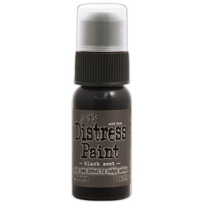 Краска Ranger - Tim Holtz - Distress Paint - Black Soot