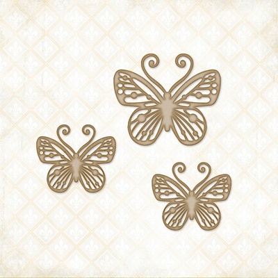 Чипборд Blue Fern Studios - Magical Monarchs