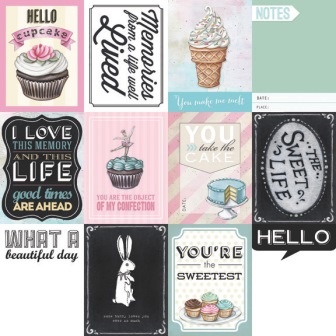 Карточки от Melissa Frances - "Sweet Life" Journal Cards, 24 шт.