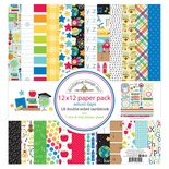 Набор бумаги для скрапбукинга от Doodlebug - School Days, 30х30 см, 12+1 лист