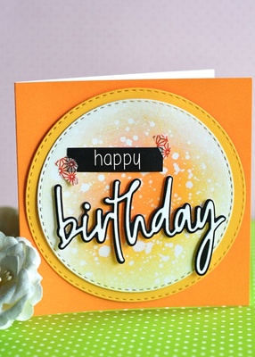 Ножи для вырубки от Memory Box - Birthday Jotted Script