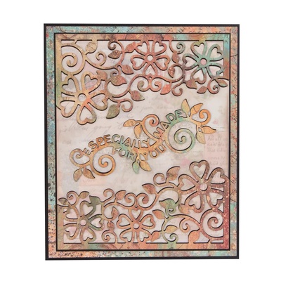 Нож для вырубки от Spellbinders - Side Floral Panel