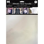 Набор термотрансферных пленок от Best Creation - Metallic Heat Transfer 8.5"X11", Silver, 2 листа