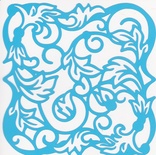 Маска - Фабрика Декора - Орнамент флора, 15смХ15см