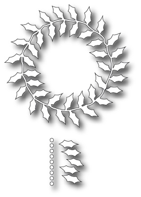 Лезвие - Dies - Fabulous Holly Wreath