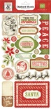 Наклейки от Echo Park-This & That Christmas Chipboard