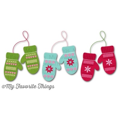 Акриловый штамп My Favorite Things - LJD Cozy Mittens, 19 штук (LJD43)