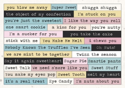 Стикеры от Melissa Frances - Sweet life word strips