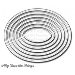 Лезвие My Favorite Things - Die-namics Pierced Oval STAX, 7 шт.