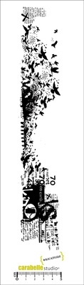 Штамп Edge : Collage, envolеe d'oiseaux - Carabelle Studio - Коллаж о птицах