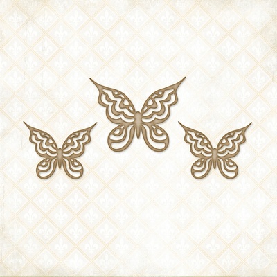 Чипборд Blue Fern Studios - Gabrielle Butterfly Set