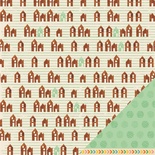 Двусторонний лист картона от American Crafts - Get Cozy, 30х30 см, 1 шт.
