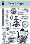 Набор акриловых штампов HOTP - Fancy a Cuppa Stamps, размер 14,6х21,6 см