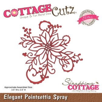Лезвие CottageCutz Elegant Poinsettia Spray (Elites)