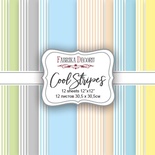 Набор скрапбумаги Cool Stripes, 30,5x30,5см, Фабрика Декору