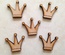 Деревянная фигурка WOOD-006 - Корона, 1 штука