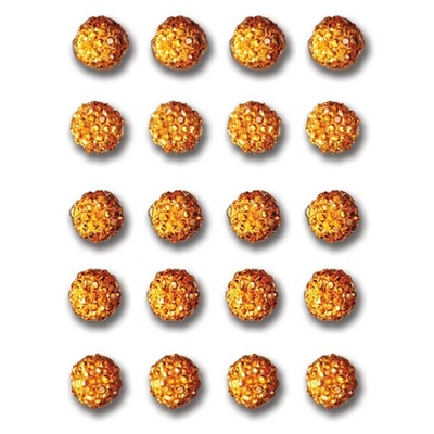 Украшения Queen & Co - Twinkle Goosebumps - Orange, 20 штук