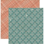 Лист скрапбумаги Authentique Tinsel, 30х30 см, двусторонняя