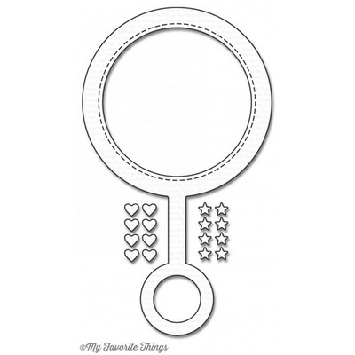 Лезвие My Favorite Things - Die-namics Baby Rattle, 3 шт.