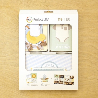 Набор карточек Project Life by Becky Higgins - Value Kit - Lullaby Boy, 119 элементов