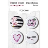 Набор скрапфишек Фабрика Декору из 4 шт. FDSC 008