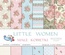 Набор бумаги от Galeria Papieru - Little Women, 30x30, 12 листов