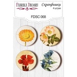 Набор скрапфишек Фабрика Декору из 4 шт FDSC068