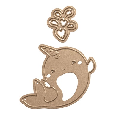 Ножи для вырубки от Spellbinders - Happy Narwhal