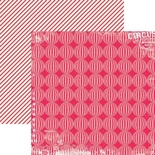 Лист скрапбумаги My Mind's Eye Big Top, 30х30 см, двусторонняя