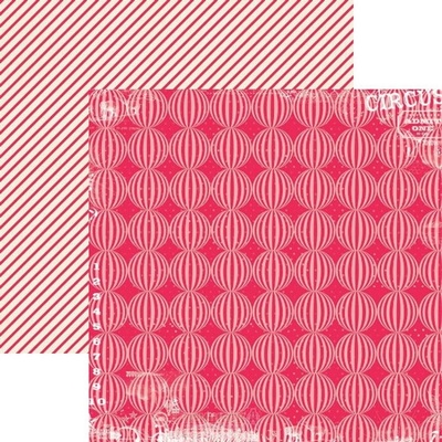 Лист скрапбумаги My Mind's Eye Big Top, 30х30 см, двусторонняя